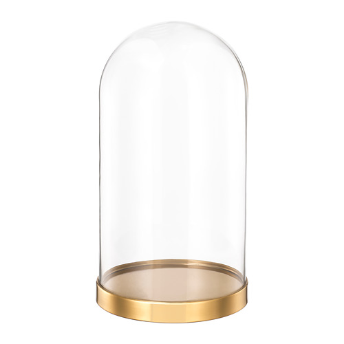 BEGÅVNING Glass dome with base, 10 "