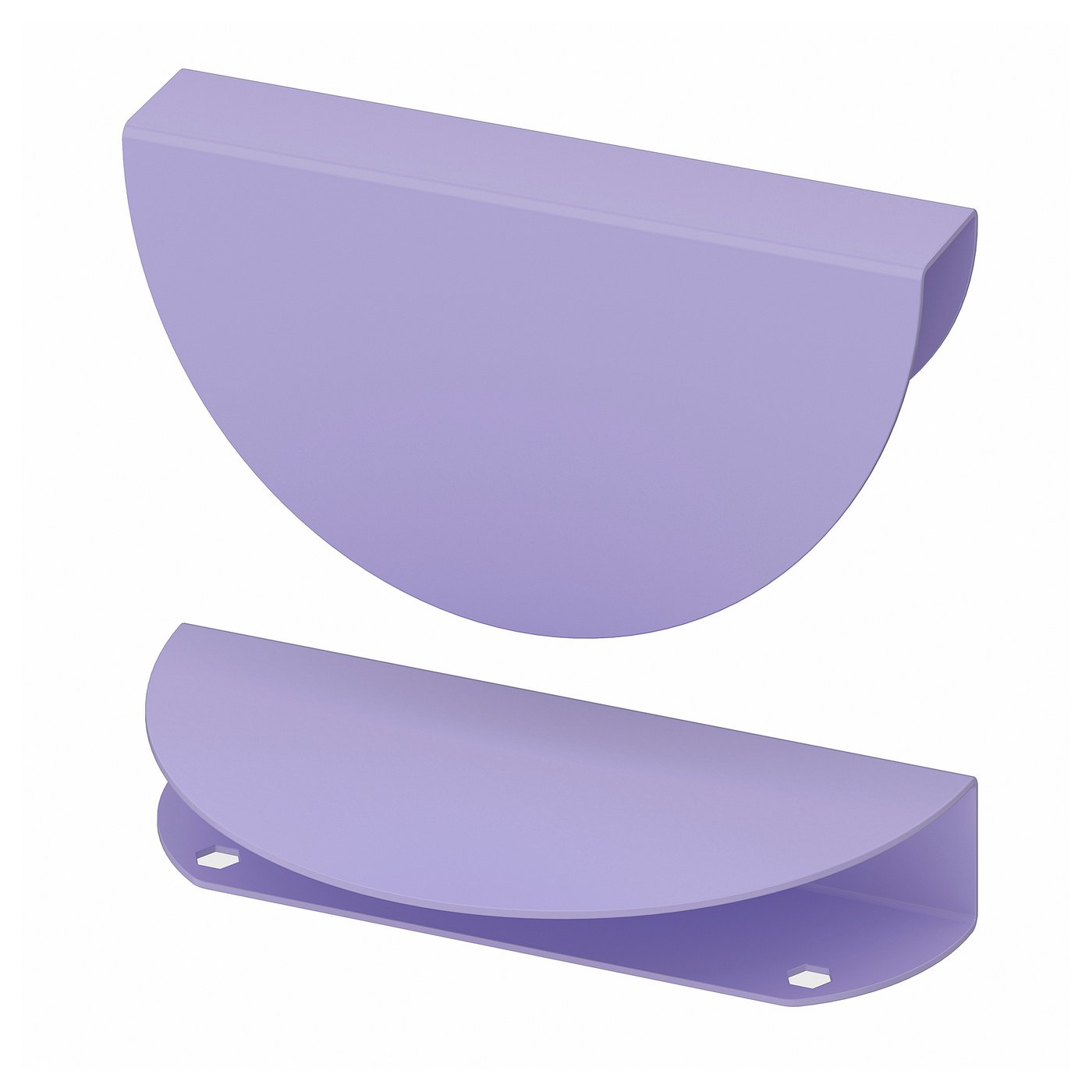 BEGRIPA handle, lilac/halfround, 51/8" IKEA US
