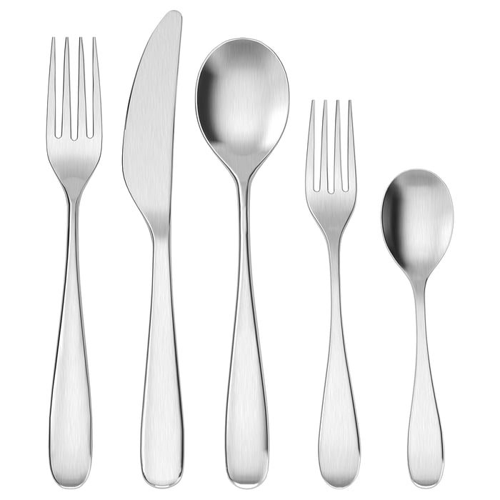 BEHAGFULL 20piece flatware set, stainless steel IKEA