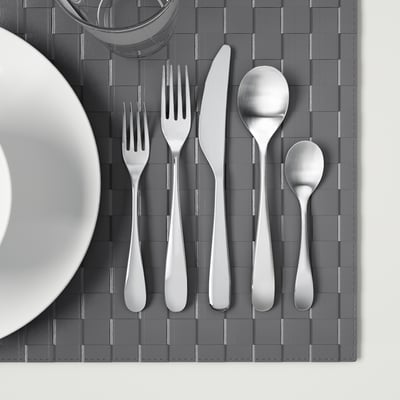 UPPHÖJD 16-piece flatware set, turquoise - IKEA