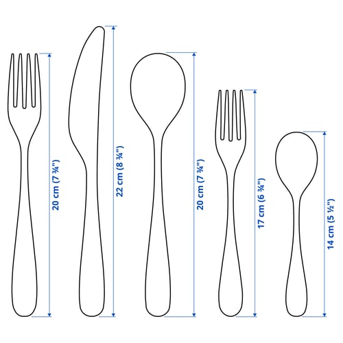 Illustration with measurements for the product: BEHAGFULL.