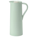 BEHÖVD Vacuum flask, light green/beige, 34 oz