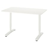 BEKANT Desk, white, 47 1/4x31 1/2 "