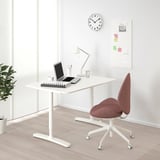 BEKANT Desk, white, 47 1/4x31 1/2 "