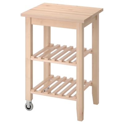 BEKVÄM Kitchen cart, beech, 22 7/8x19 5/8 "