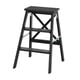 BEKVÄM Step stool, black, 24 3/4 "