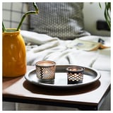 BERGGRAN Candle holder, anthracite, 2 ¾ "