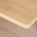BERGLÄRKA Desk top and shelf, birch, 47 1/4x27 1/2 "