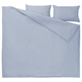 BERGPALM Duvet cover and pillowcase(s), blue/stripe, Full/Queen (Double/Queen)