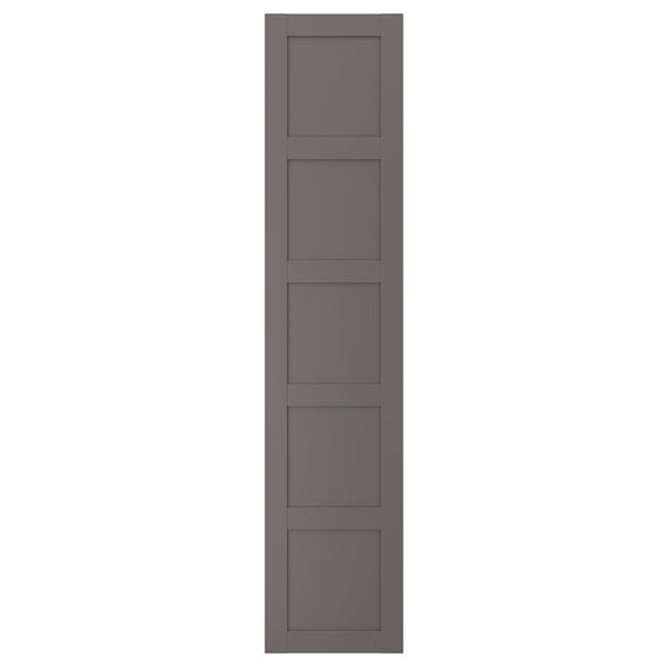 BERGSBO Door, dark gray, 19 1/2x90 3/8 "