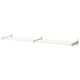 BERGSHULT / GRANHULT Wall shelf, white/nickel plated, 63x11 3/4 "