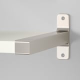 BERGSHULT / GRANHULT Wall shelf, white/nickel plated, 31 1/2x11 3/4 "