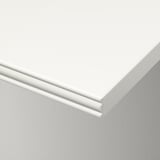 BERGSHULT / GRANHULT Wall shelf, white/nickel plated, 31 1/2x11 3/4 "