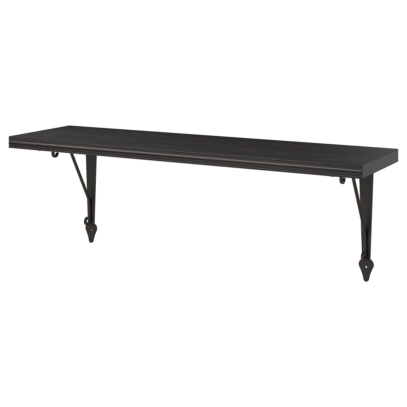 Wall Shelf, Brown-Black/Anthracite