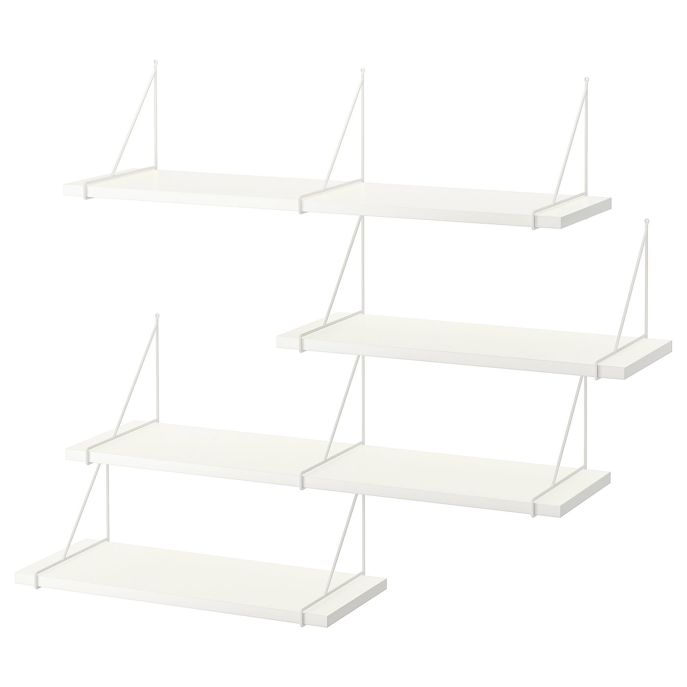 Wall Shelf Combination, White/White