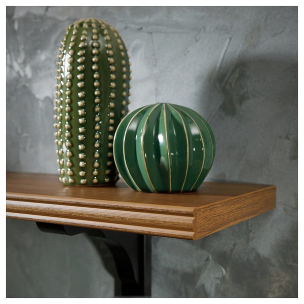 BERGSHULT Shelf, walnut effect, 31 1/2x7 7/8 "