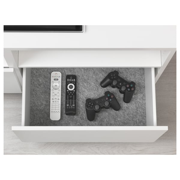 Besta Drawer Liner Gray Ikea