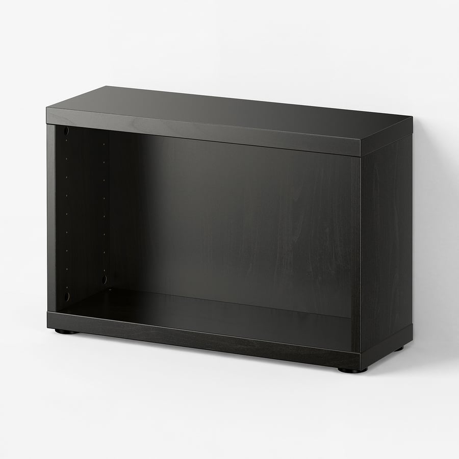 BESTÅ Frame, black-brown, 23 5/8x7 7/8x15