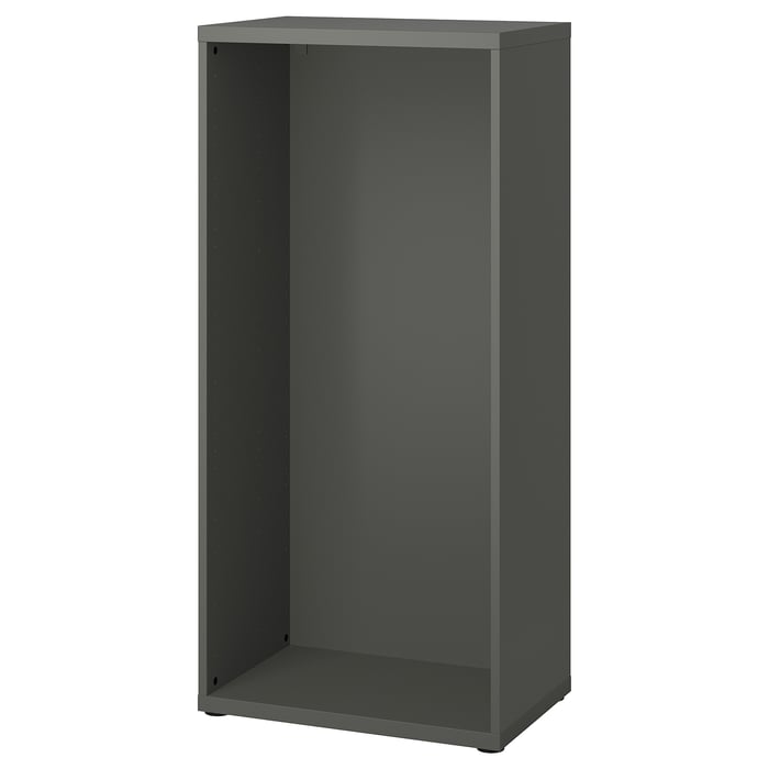 BESTÅ frame, dark gray, 235/8x153/4x503/8" IKEA