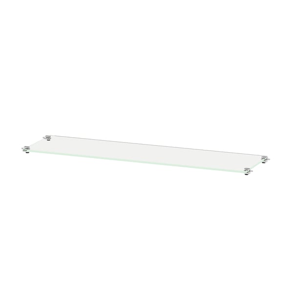 Spancraft Glass Cardinal Glass Shelf, Chrome, 10 x 36 - 2