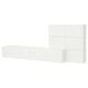 BESTÅ Media storage combination, white Lappviken/white, 118 1/8x16 1/2x44 7/8 "