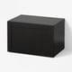BESTÅ Shelf unit with door, black-brown/Hanviken black-brown, 23 5/8x16 1/2x15 "