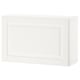 BESTÅ Shelf unit with door, white/Smeviken white, 23 5/8x8 5/8x15 "