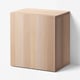 BESTÅ Shelf unit with door, white stained oak effect/Lappviken white stained oak effect, 23 5/8x16 1/2x25 1/4 "
