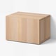 BESTÅ Shelf unit with door, white stained oak effect/Lappviken white stained oak effect, 23 5/8x16 1/2x15 "