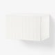 BESTÅ Shelf unit with door, white/Sutterviken white, 23 5/8x16 1/2x15 "