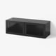 BESTÅ Shelf unit with glass doors, black-brown/Sindvik black-brown clear glass, 47 1/4x16 1/2x15 "