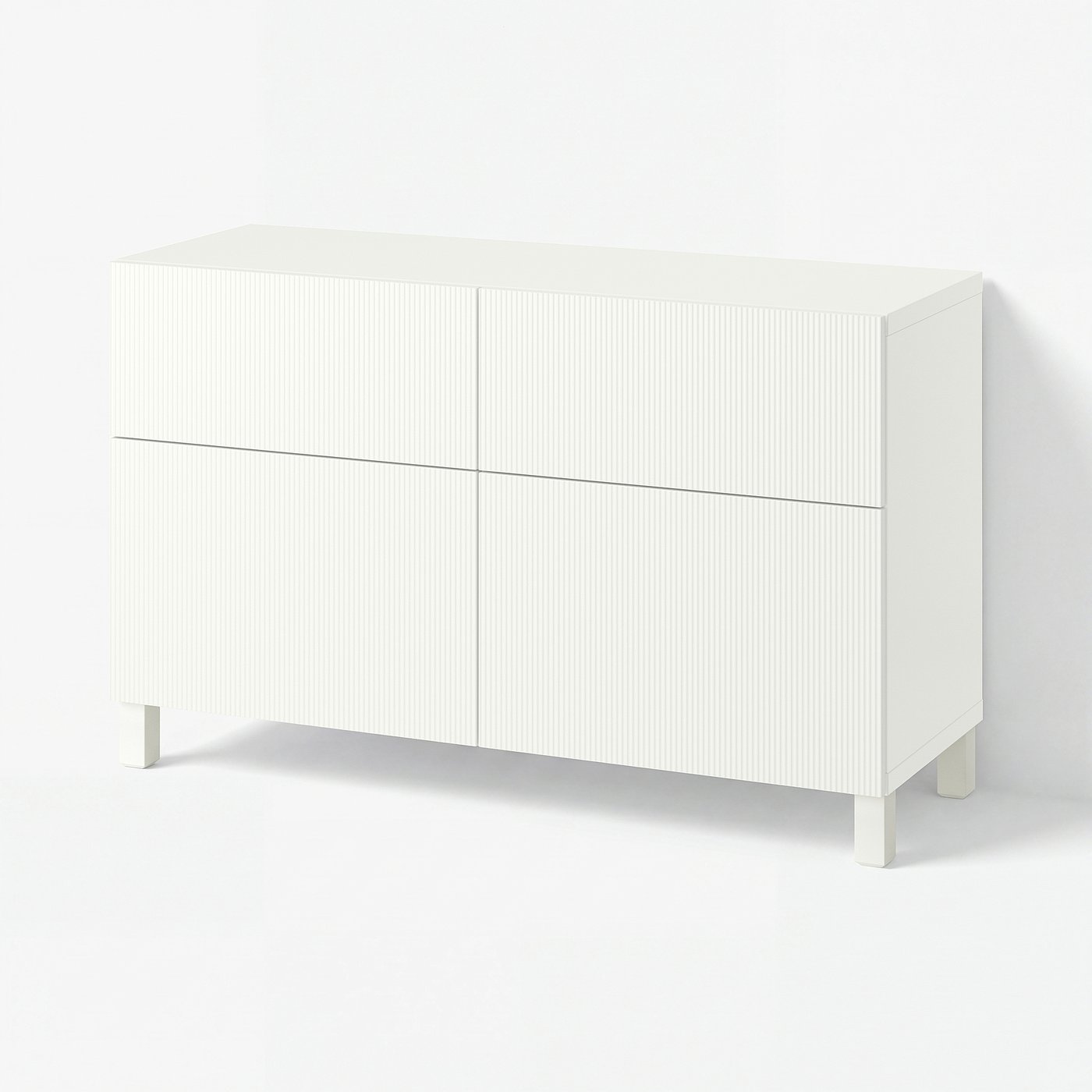 BESTÅ storage combination w doors/drawers, Förvaltare white