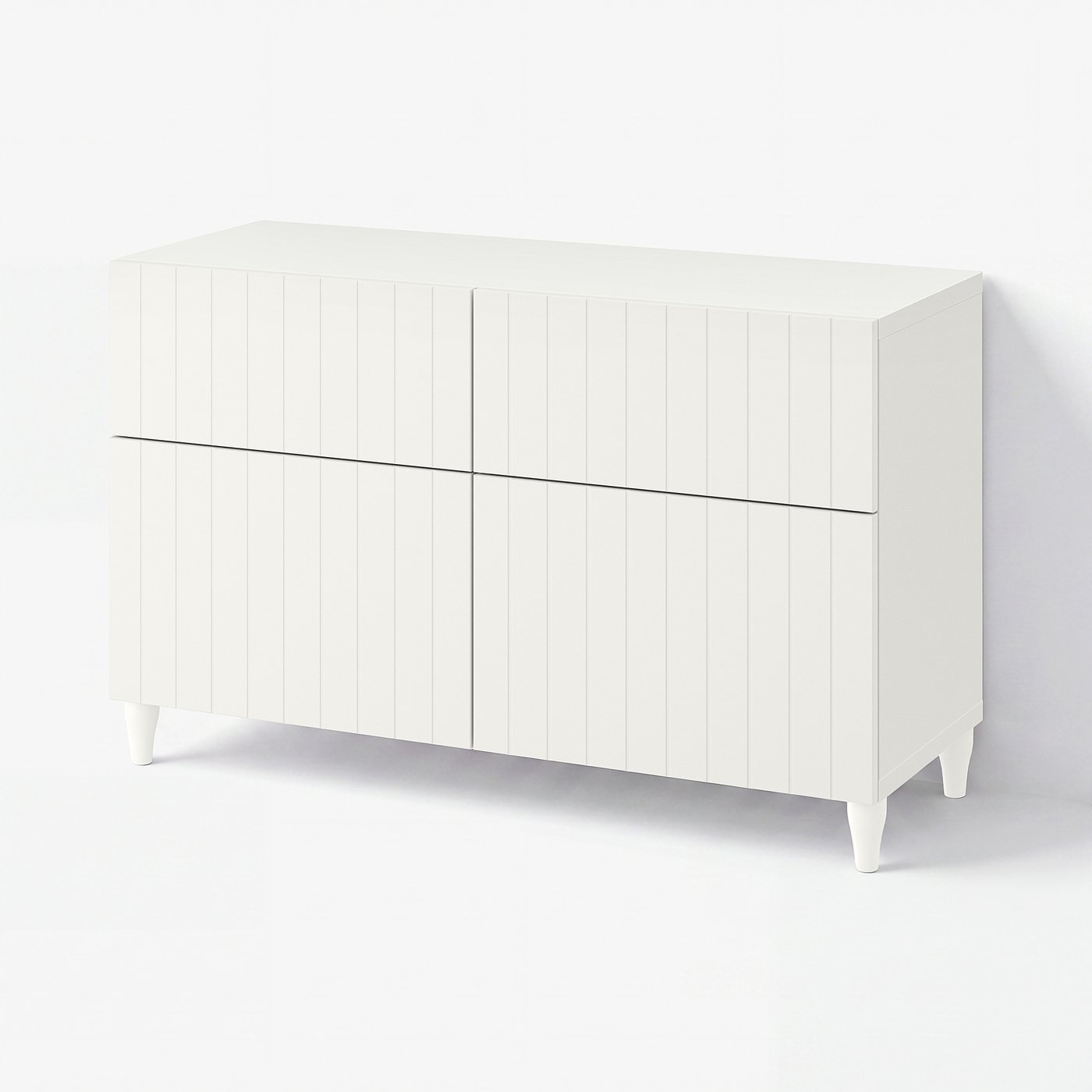 BESTÅ storage combination w doors/drawers, white/Sutterviken
