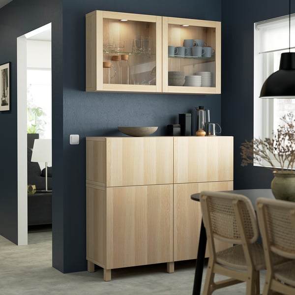 BESTÅ Storage combination w doors/drawers