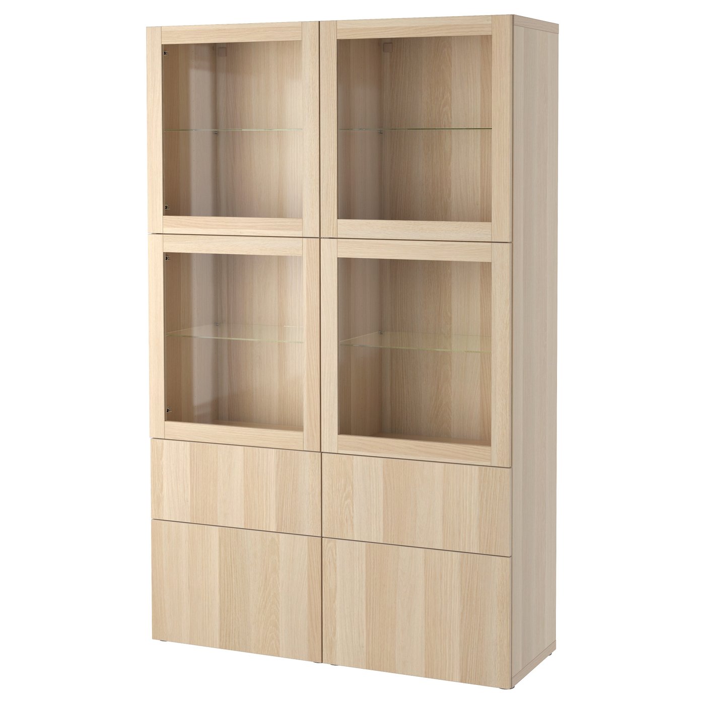 BESTÅ storage combination w/glass doors - IKEA