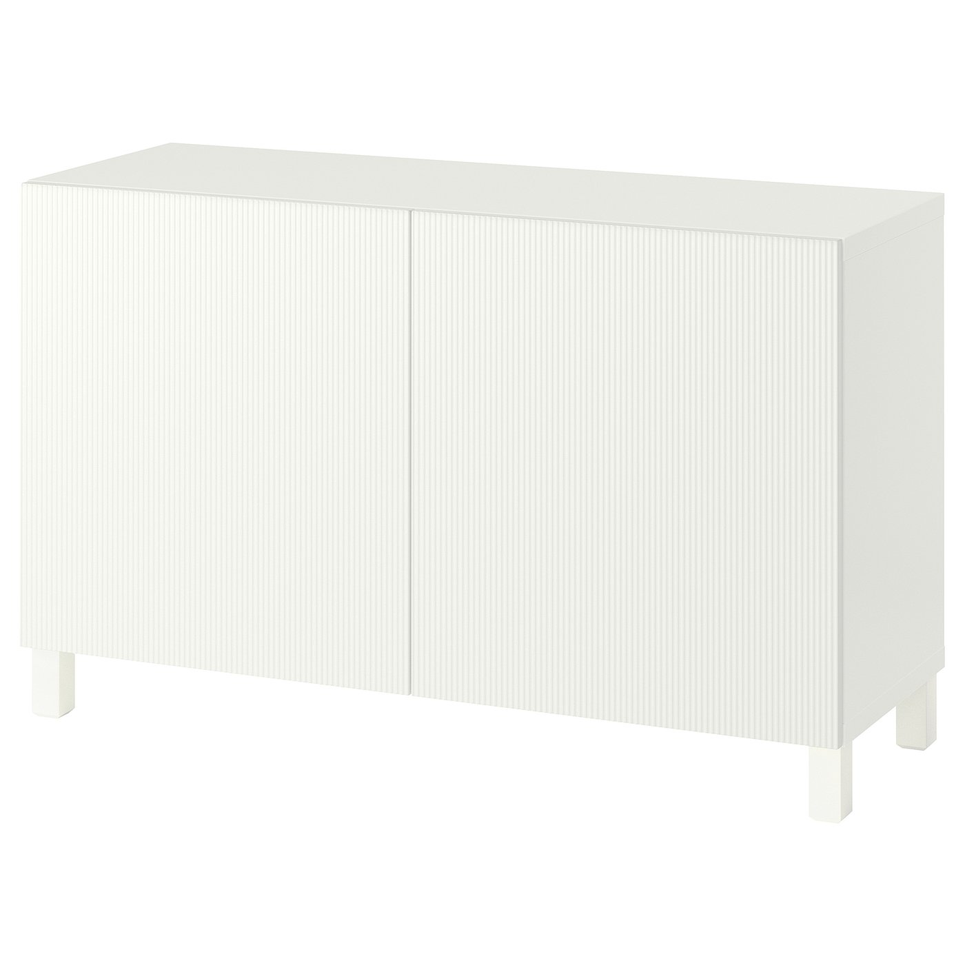 BESTÅ storage combination with doors, Förvaltare white/Stubbarp