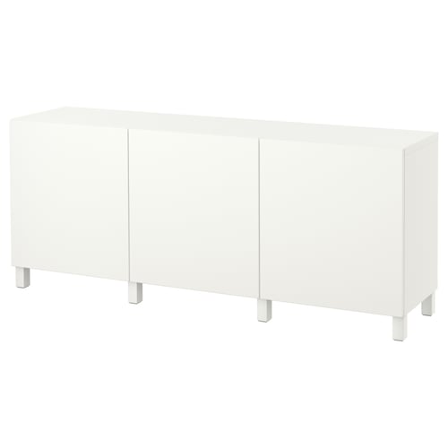 Besta Storage Combination With Doors Lappviken White Ikea