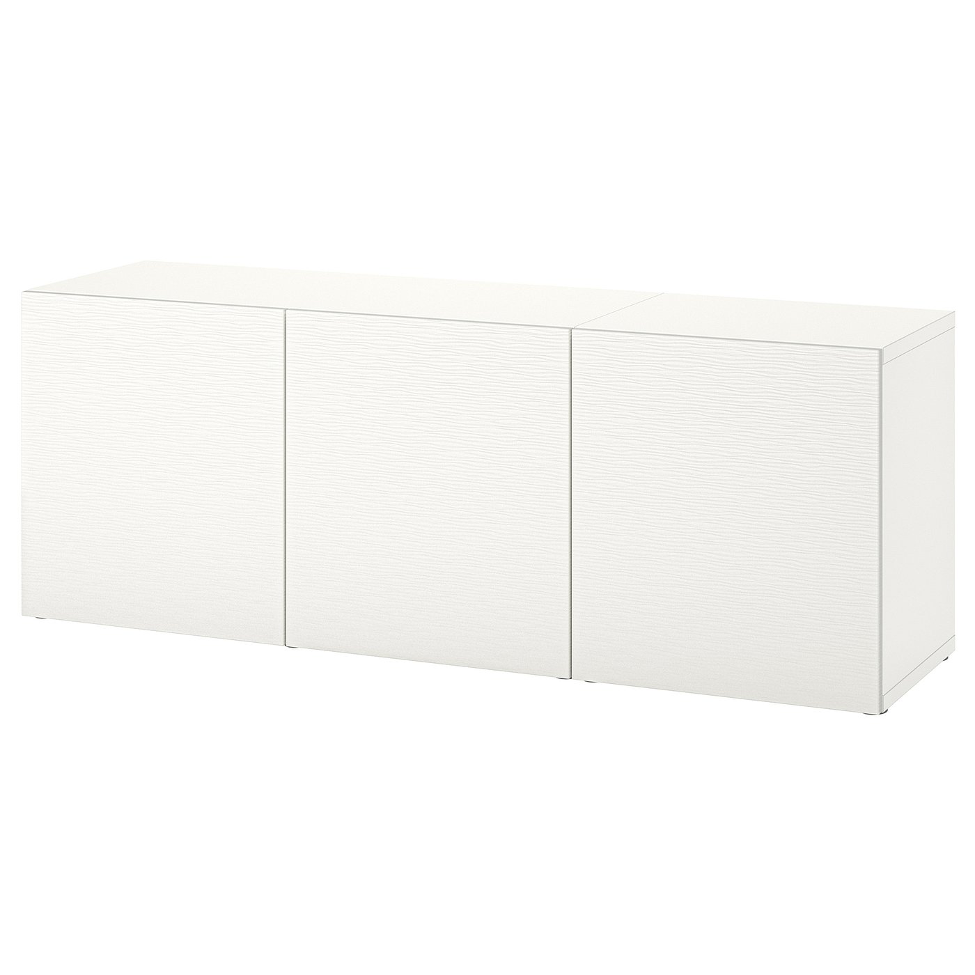 BESTÅ storage combination with doors, white/Laxviken white, 707