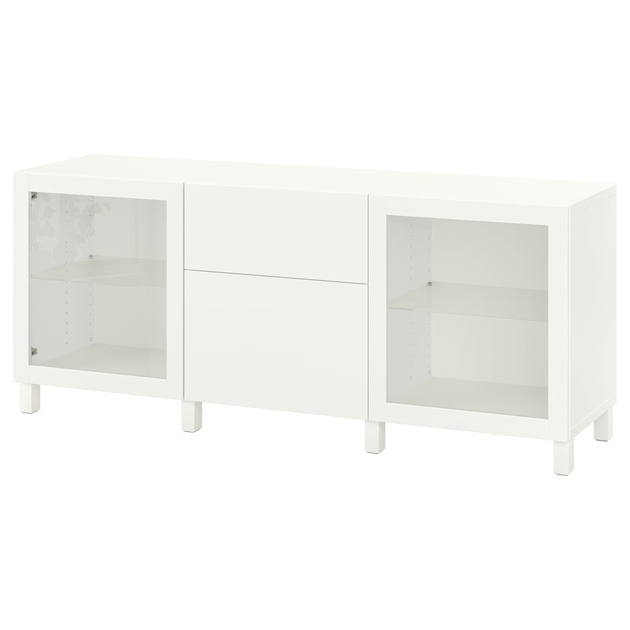 BESTÅ storage combination with drawers, white Lappviken/Sindvik