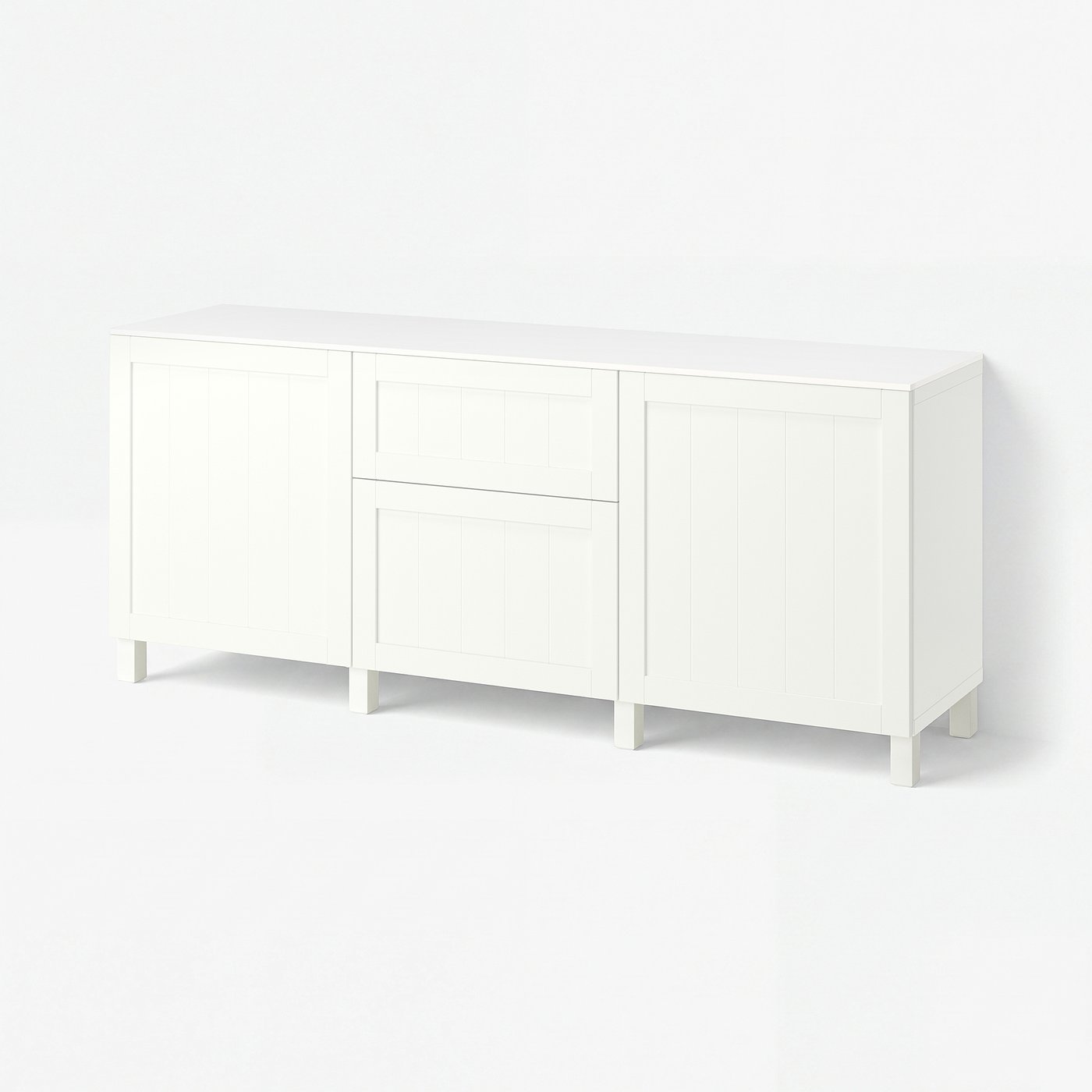 BESTÅ storage combination with drawers, white/Pipmakare white, 707