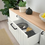 BESTÅ Storage combination with drawers, white/Sutterviken/Kabbarp white, 70 7/8x16 1/2x29 7/8 "