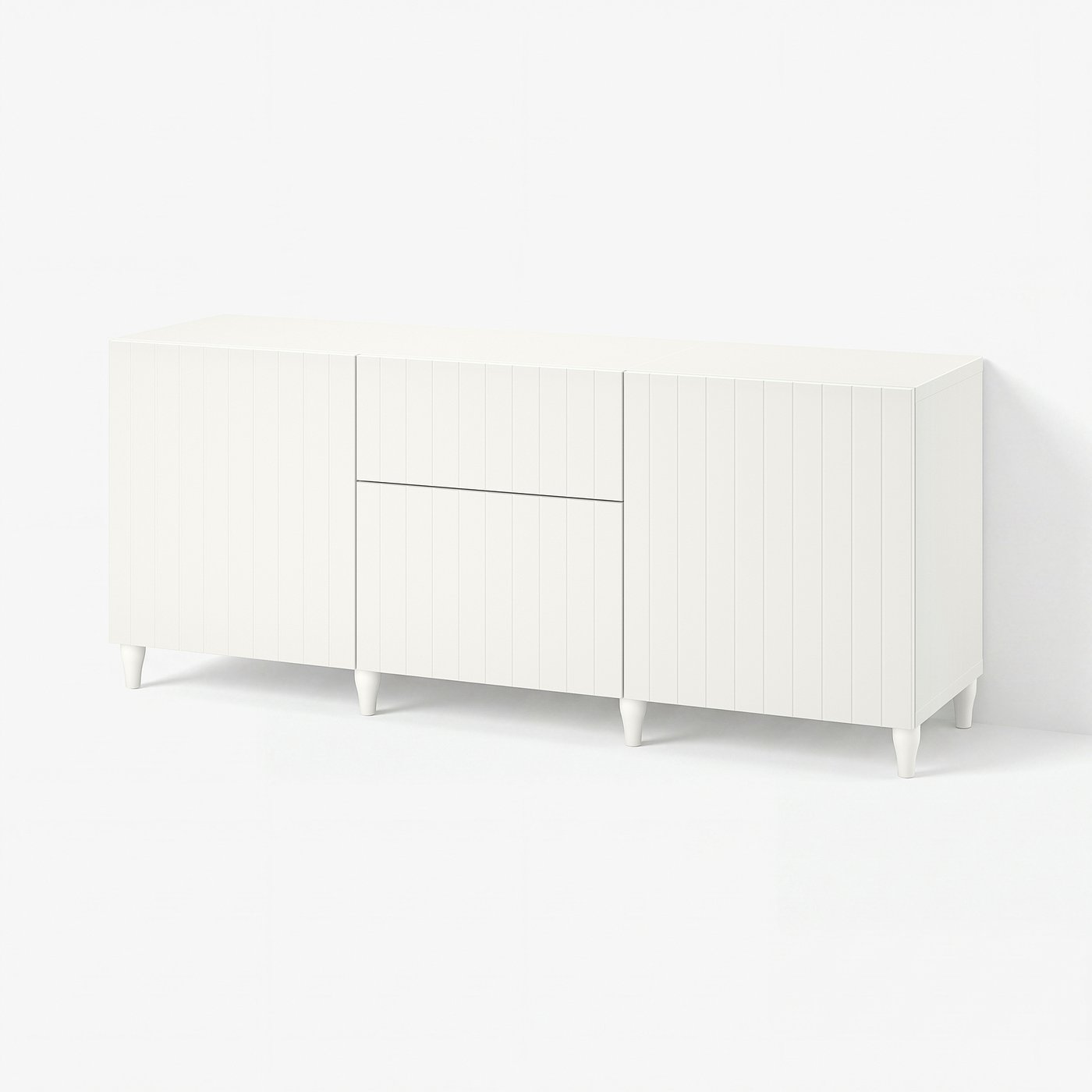 BESTÅ storage combination with drawers, white/Sutterviken/Kabbarp