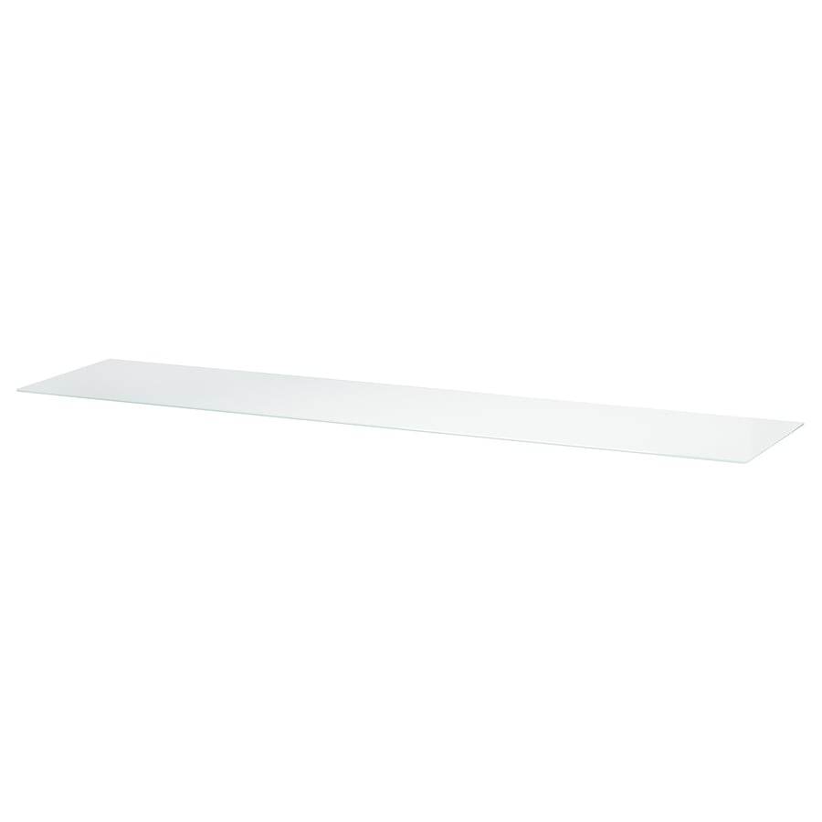 BESTÅ Top panel, glass white/light green, 707/8x153/4" IKEA