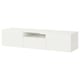BESTÅ TV bench, white/Lappviken white, 70 7/8x16 1/2x15 3/8 "