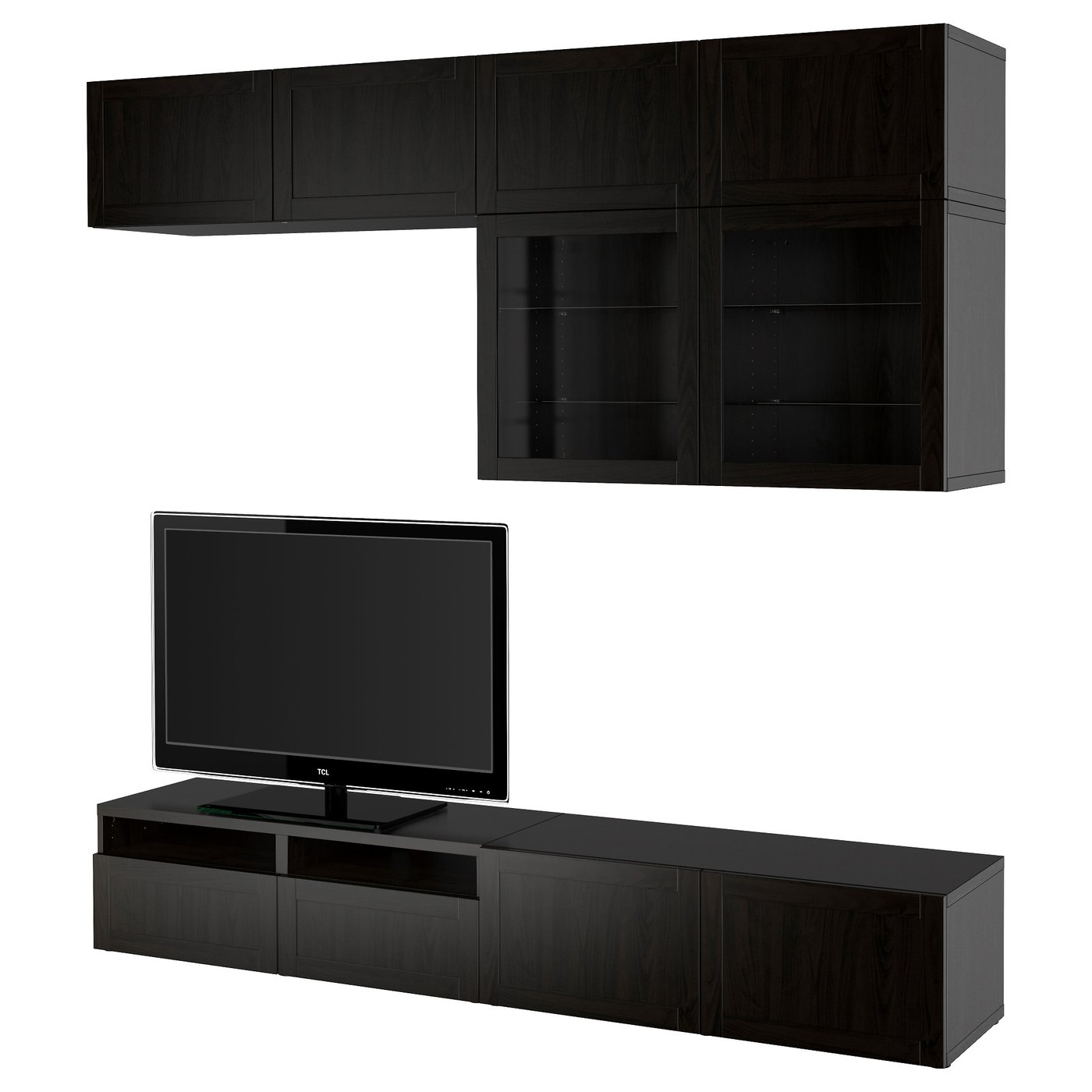 BESTÅ TV storage combination/glass doors, Max. screen size 70" . Shop now! IKEA