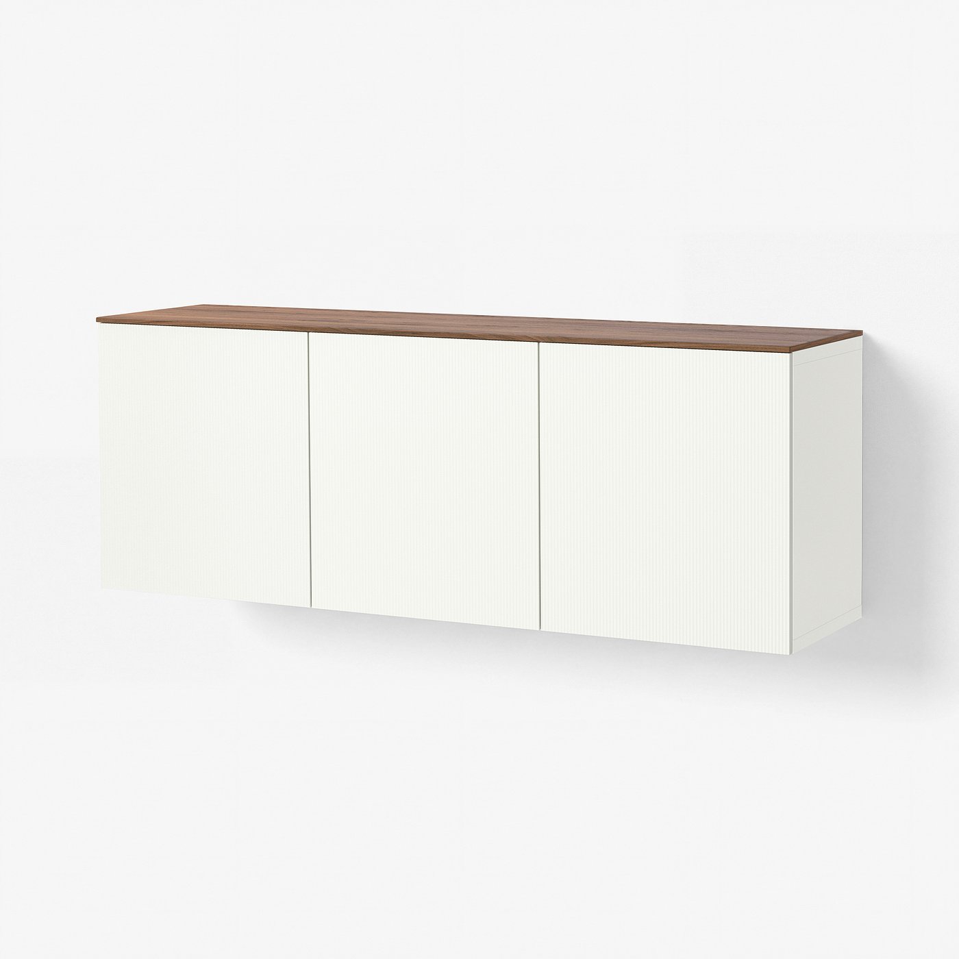 BESTÅ wall-mounted cabinet combination, white Förvaltare/brown