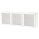 BESTÅ Wall-mounted cabinet combination, white/Mörtviken white, 70 7/8x16 1/2x25 1/4 "