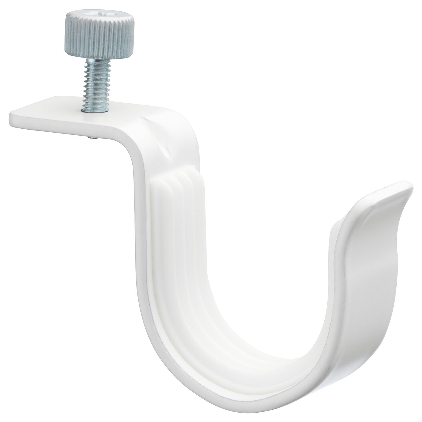 Curtain Rod Holder, White