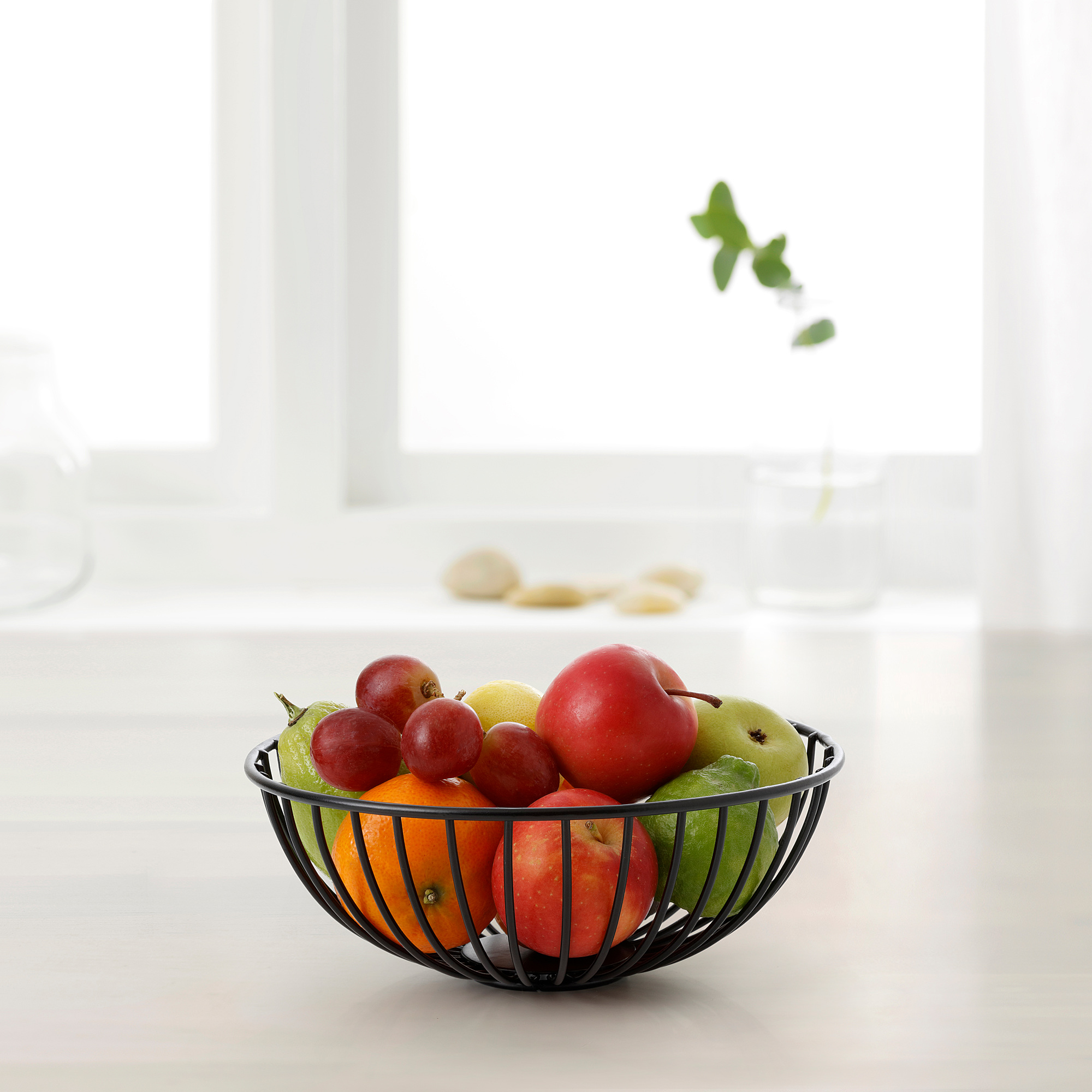 BETYGA Decorative bowl, black, 8" IKEA