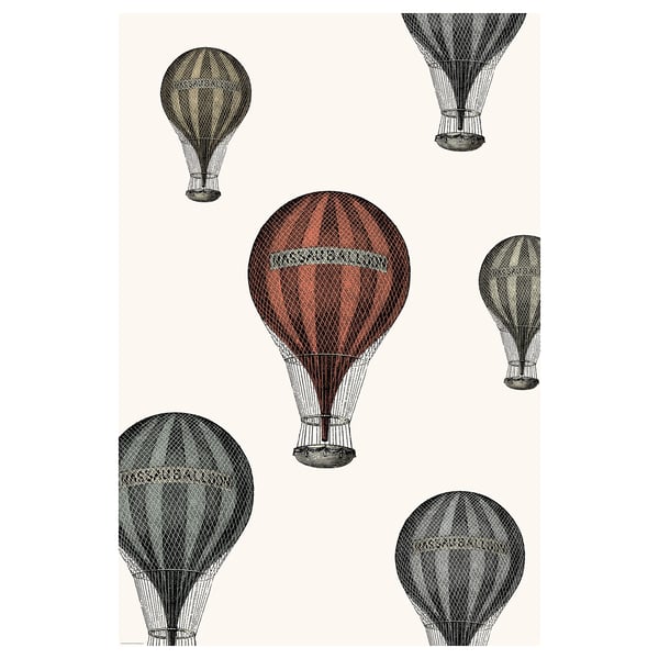 BILD Poster, classic hotair balloons, 24x35 ¾" IKEA
